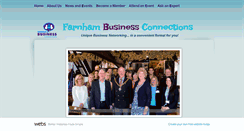 Desktop Screenshot of farnhambusinessconnections.com